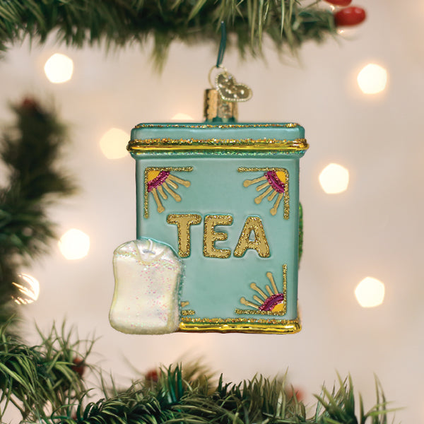 Tea Tin Ornament – Old World Christmas