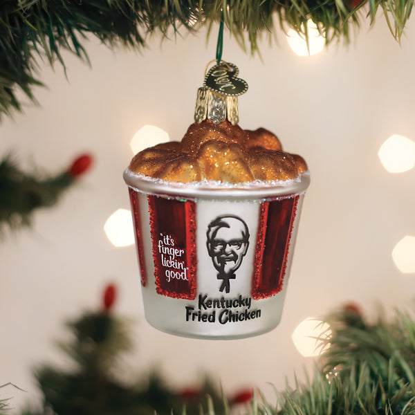 アスティエ　オーナメント　ケンタッキー KFC Bucket Of Chicken Ornament – Old World Christmas