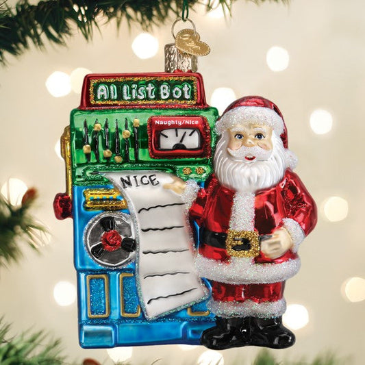 Santa's AI Bot Ornament