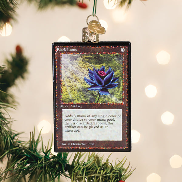 Magic: The Gathering Black Lotus Card Ornament – Old World Christmas