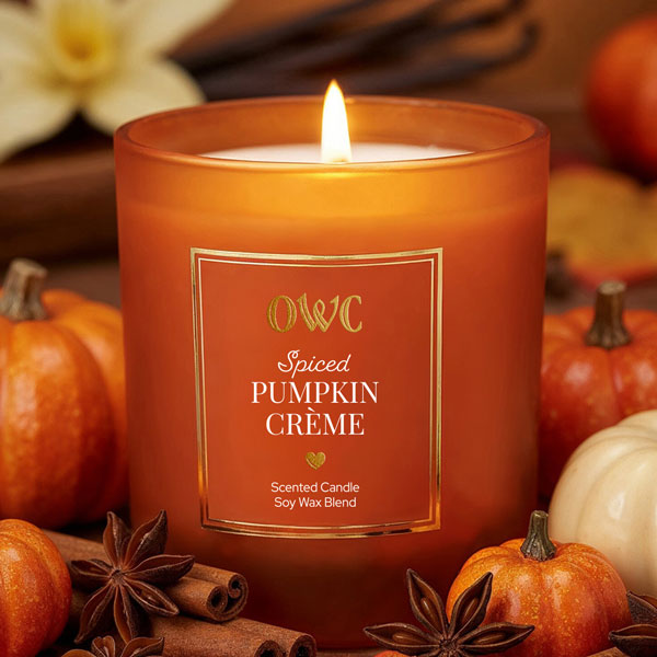 Candle Pumpkin Coconut Cream