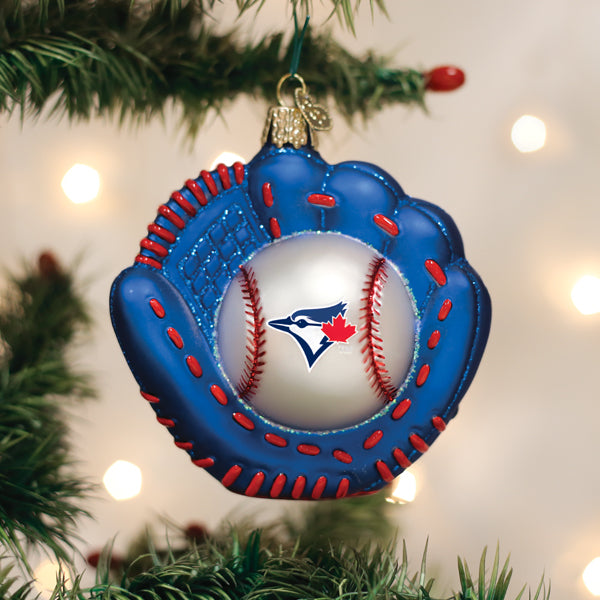 Blue Jays Baseball Mitt Ornament – Old World Christmas