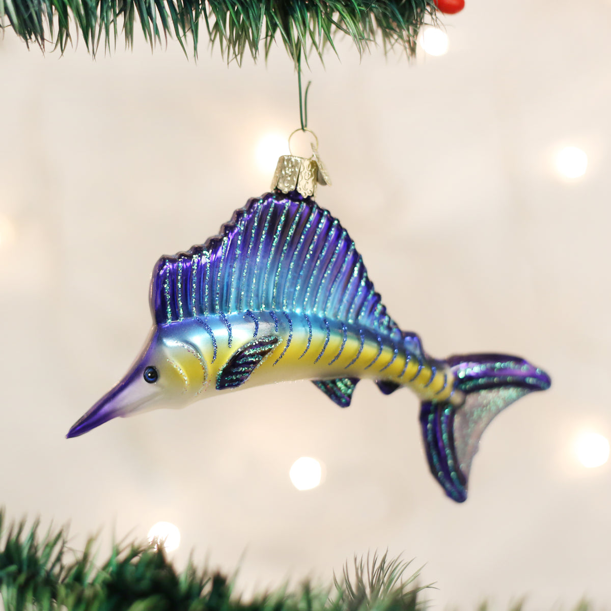 Décoration De Noël Humoristique Pêcheur : 'Old Fishermen Never Die...' - Midwest