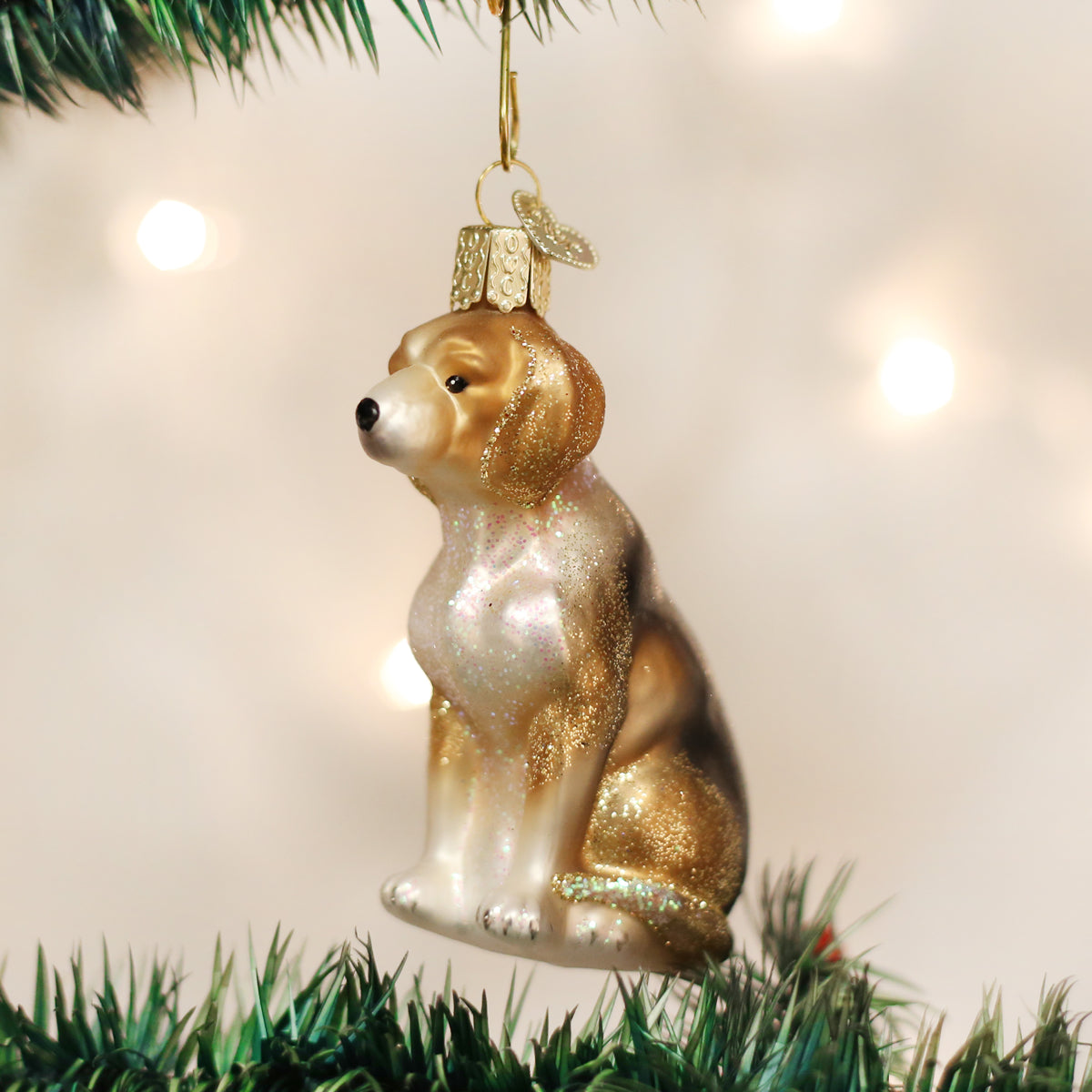 Beagle sales christmas ornament