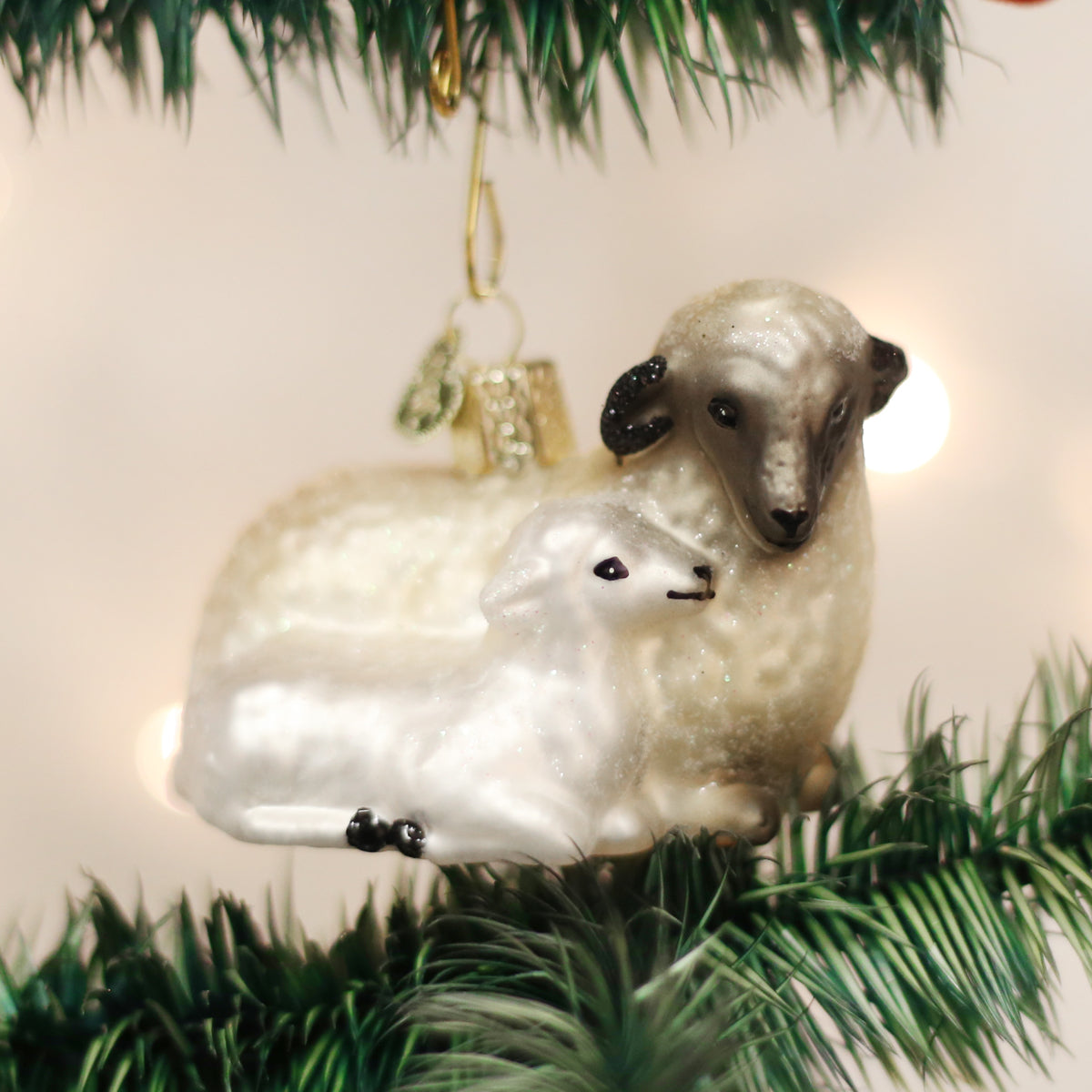 ドイツ ヒツジ 羊 アンティーク クリスマスオブジェフランス 