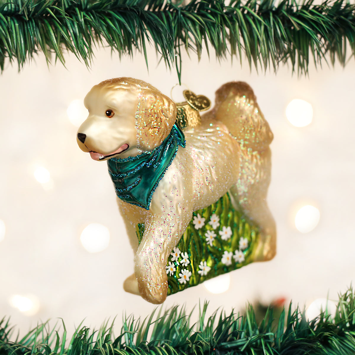 Dog top photo ornaments