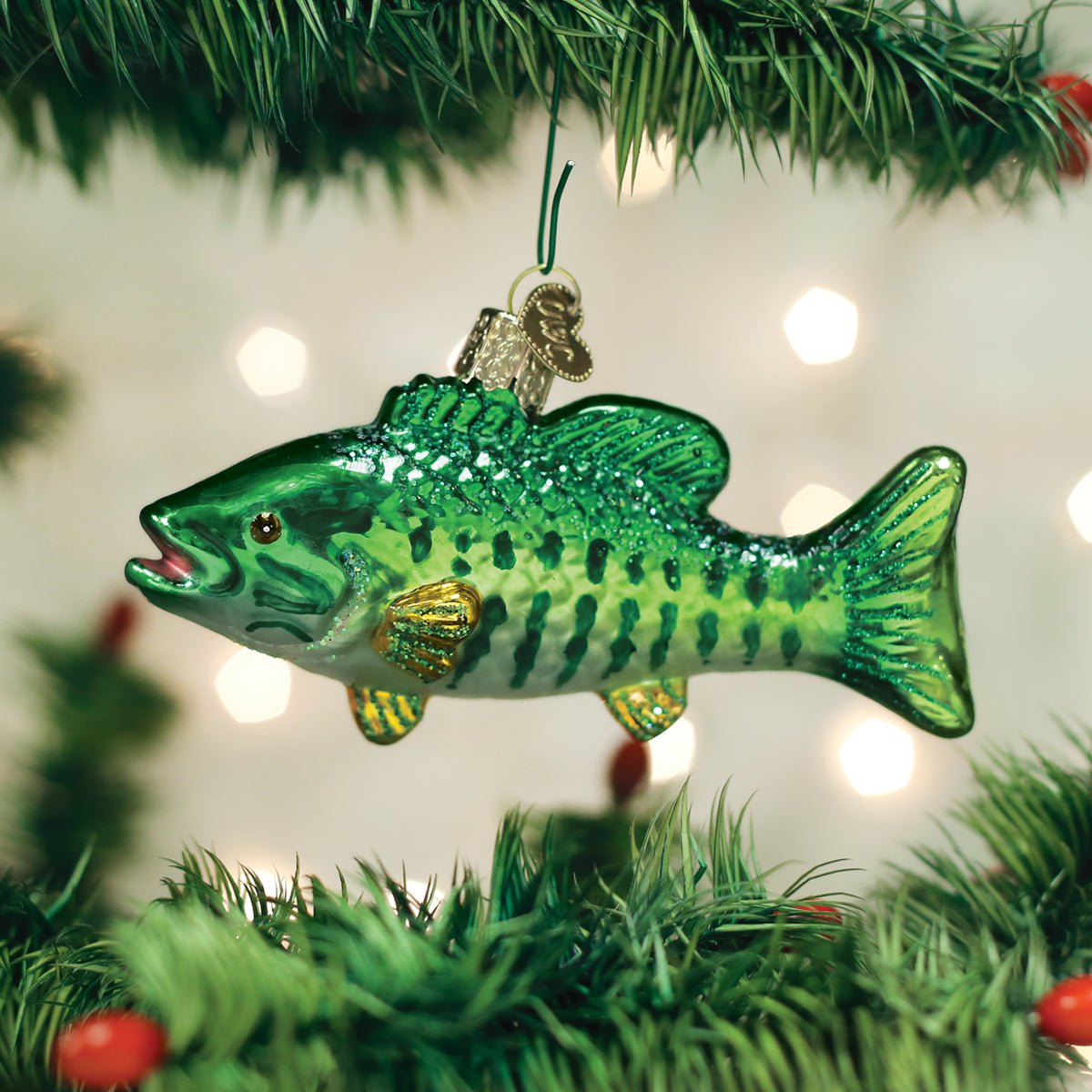 bass fishing christmas decor