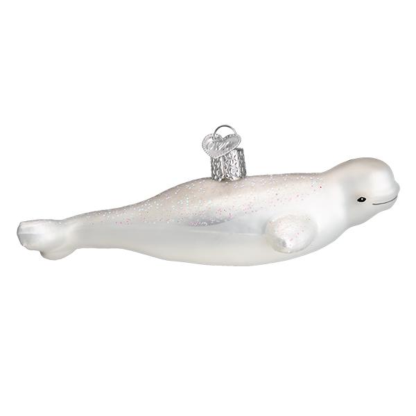 Beluga Whale Ornament