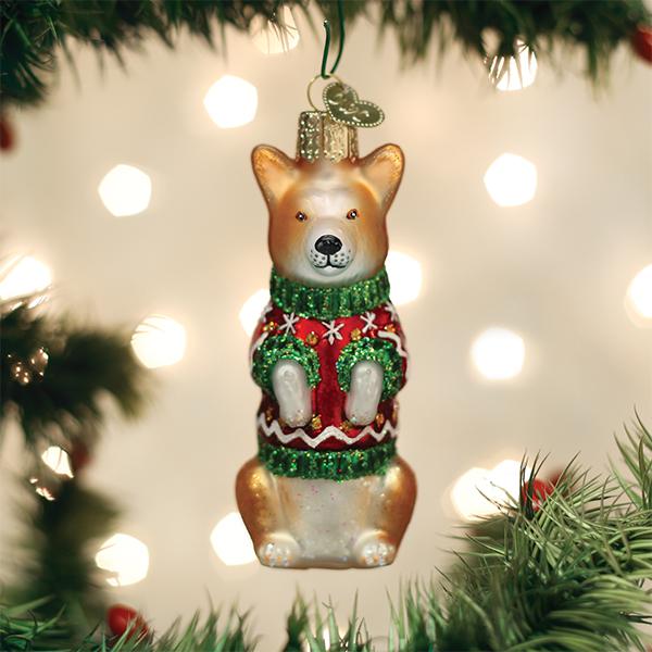 Christmas Corgi Ornament Old World Christmas™ - Main Image