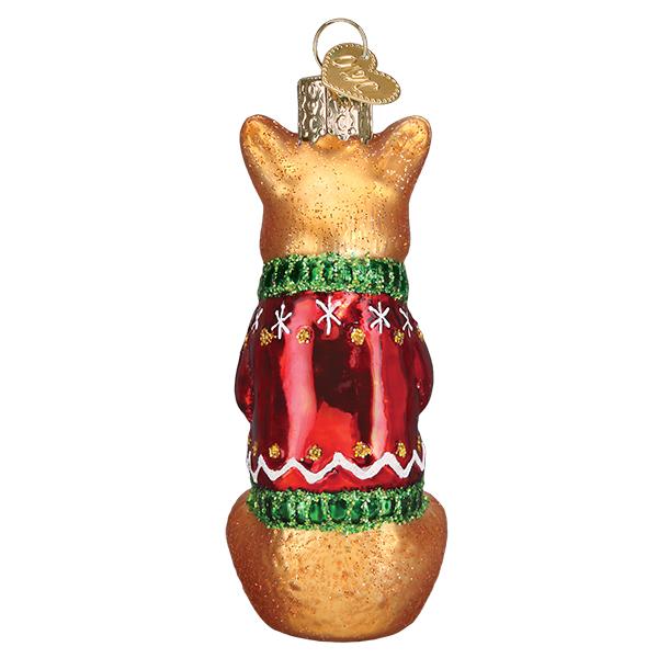 Christmas Corgi Ornament