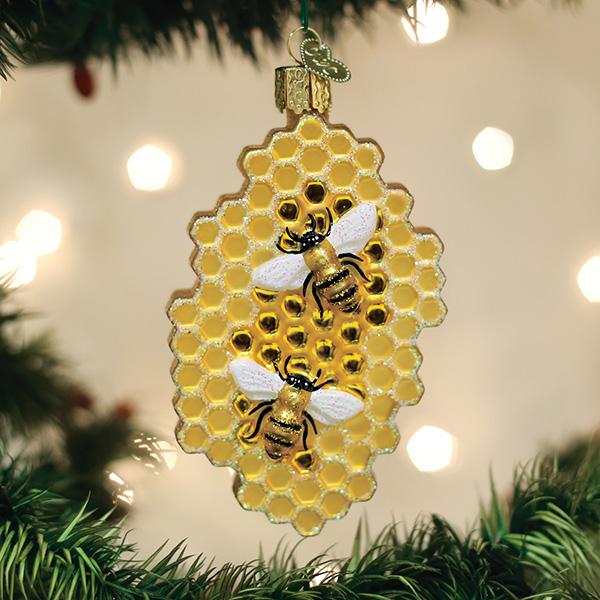 Honeycomb Christmas Ornaments - A Wonderful Thought