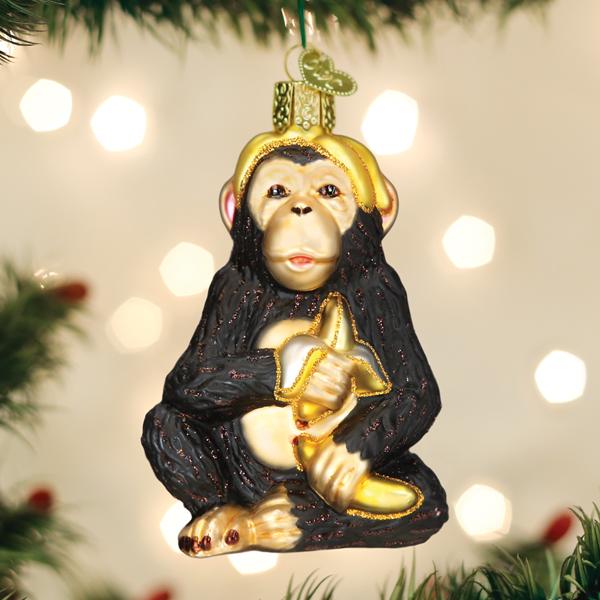 Chimpanzee Ornament – Old World Christmas