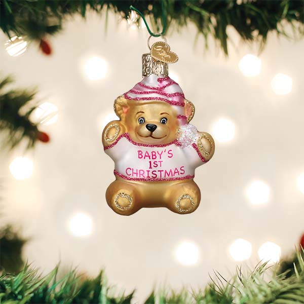 Baby's first christmas teddy bear online