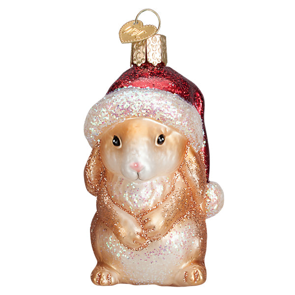 Standing Christmas Bunny Ornament