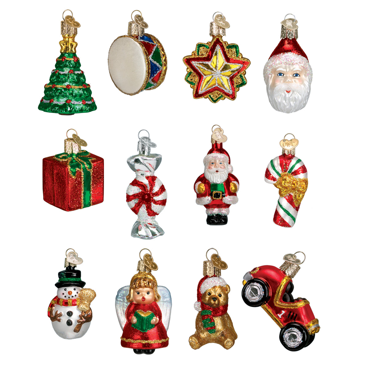 Miniature christmas ornaments deals