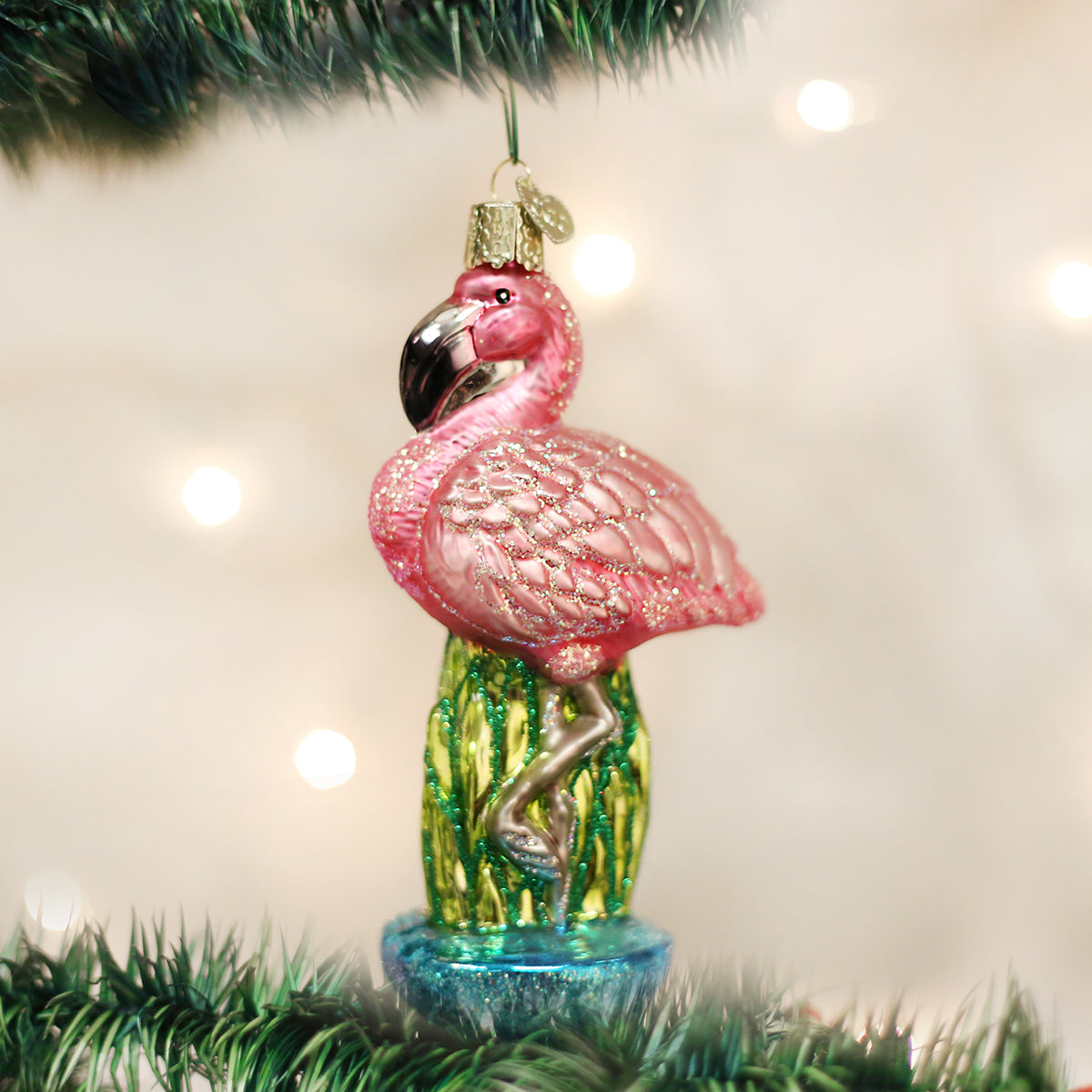 Flamingo Ornament Old World Christmas