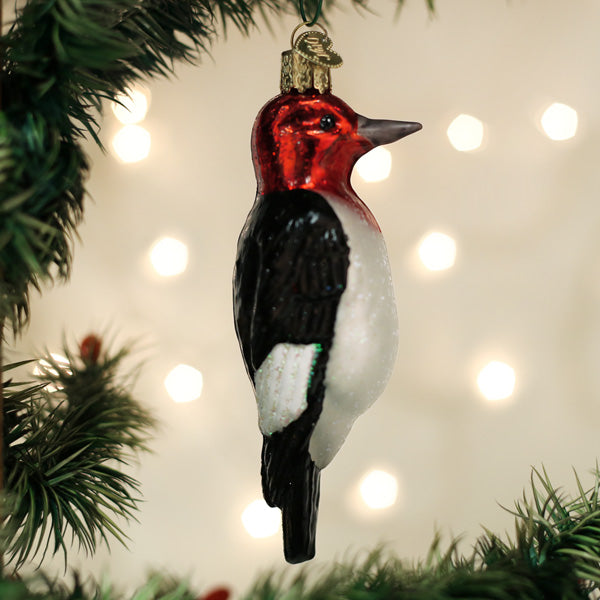 Red-headed Woodpecker Ornament – Old World Christmas