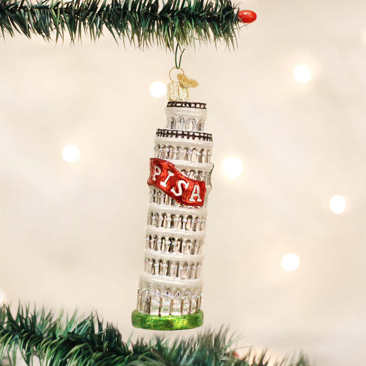 Leaning Tower Of Pisa Ornament | Old World Christmas™ Leaning Tower Of Pisa Ornament | Old World Christmas™
