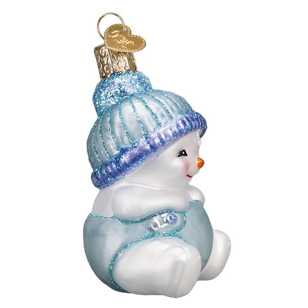 Snow Baby Boy Ornament