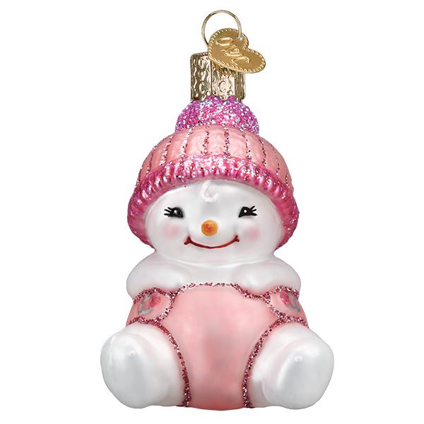 Snow Baby Girl Ornament