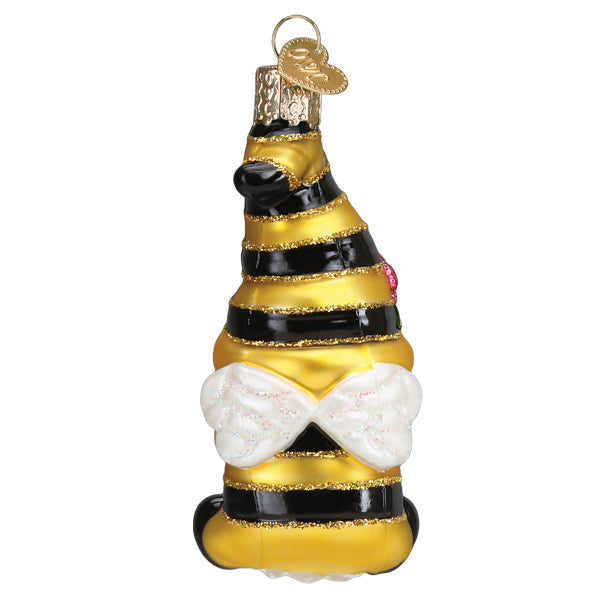 Bee Happy Gnome Ornament