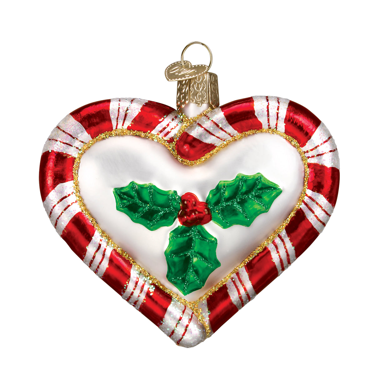 Peppermint Heart Ornament
