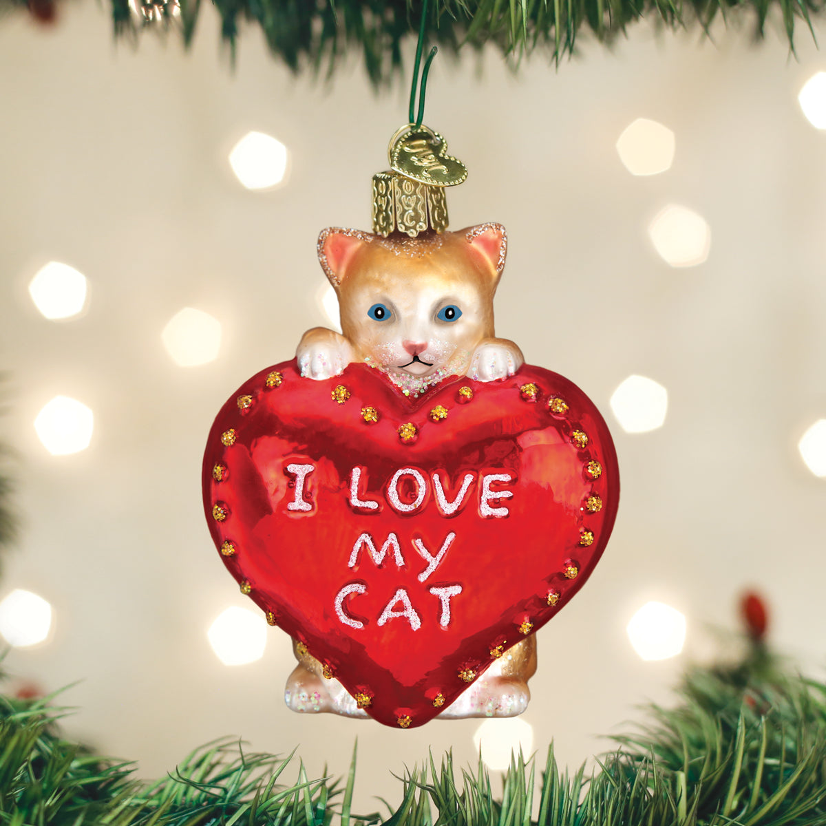 Personalized cat christmas ornaments online