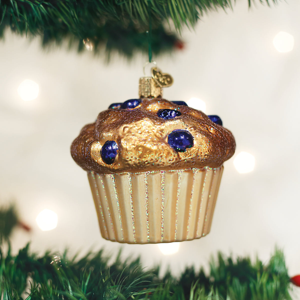 Blueberry Muffin Ornament | Old World Christmas™