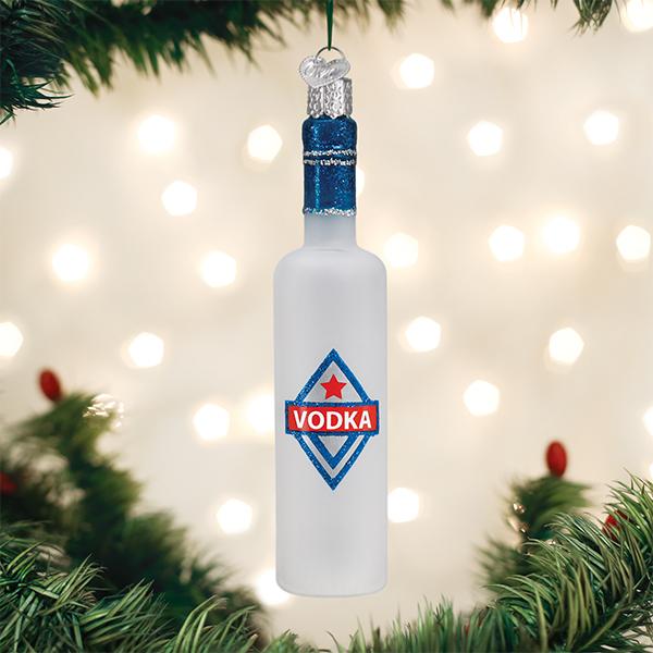 Grey Goose Christmas Tree Ornament, Grey Goose Vodka bottle