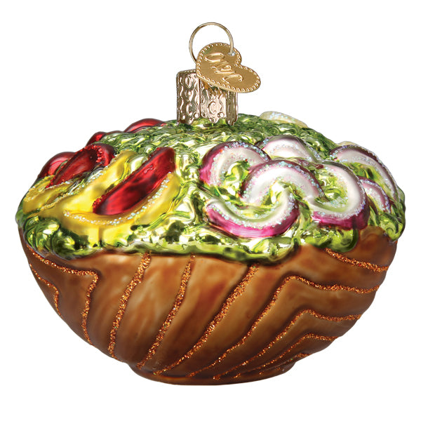 Bowl Of Salad Ornament