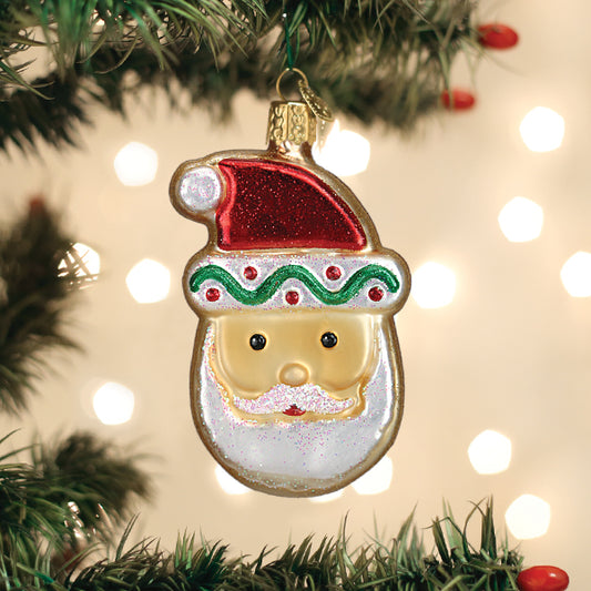 Santa Sugar Cookie Ornament