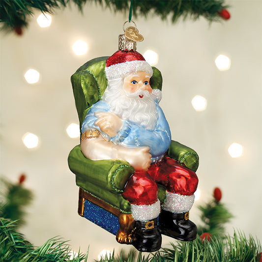 Santa Claus Covid Vaccinated Ornament
