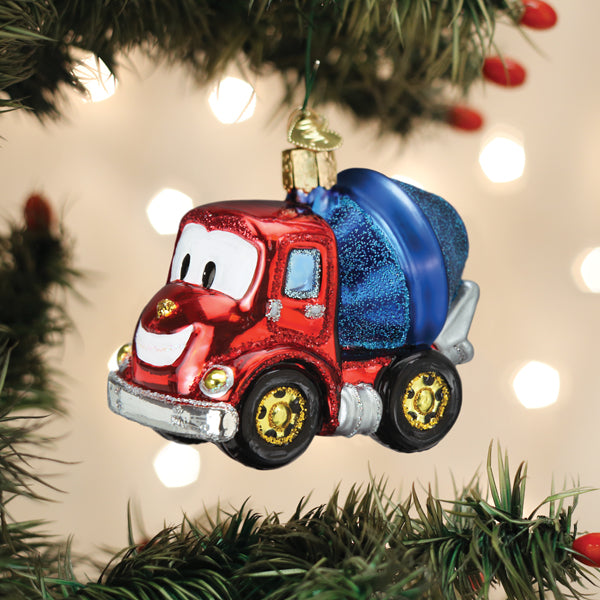 Old Truck with Tree Ornament  Santa's Holiday Christmas World