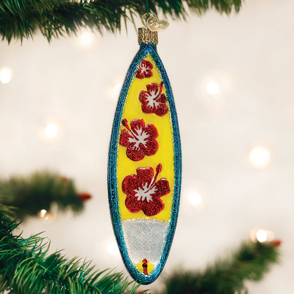 Surfboard Ornament Old World Christmas