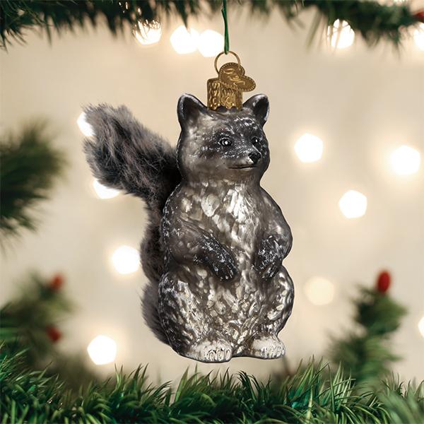 Vintage Raccoon Ornament