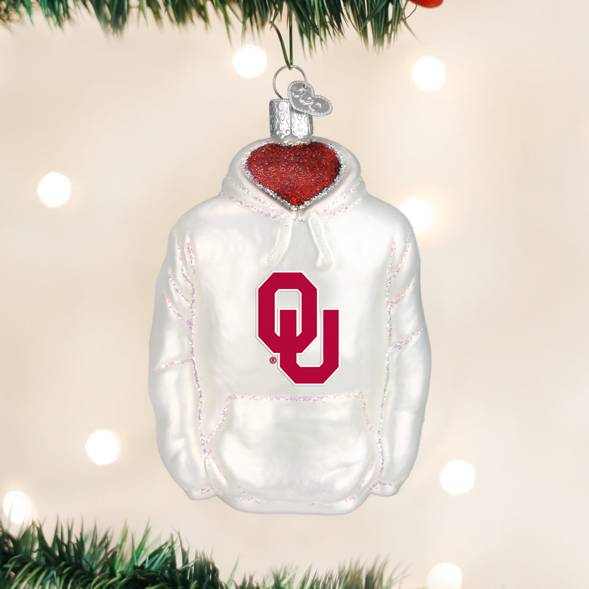 Oklahoma Hoodie Ornament | Old World Christmas™
