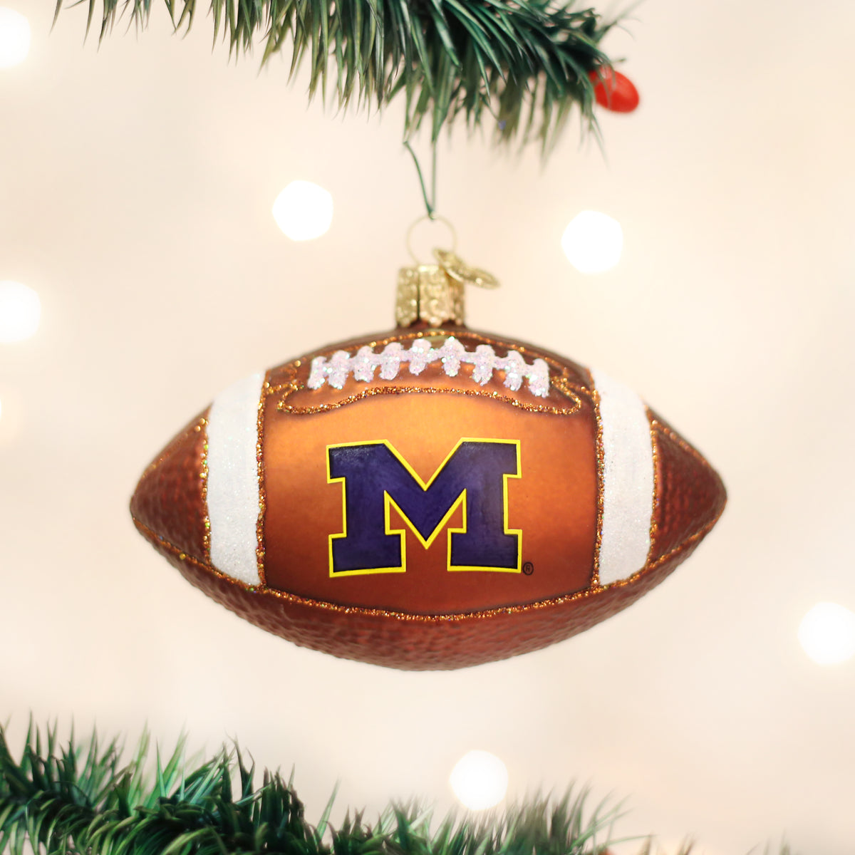 Michigan Football Ornament