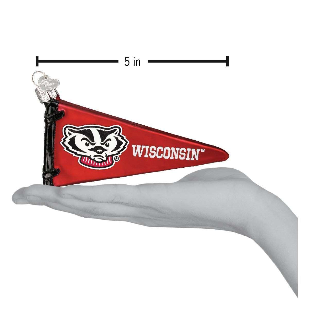 Wisconsin Pennant Ornament