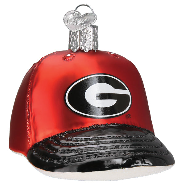 Georgia Baseball Cap Ornament