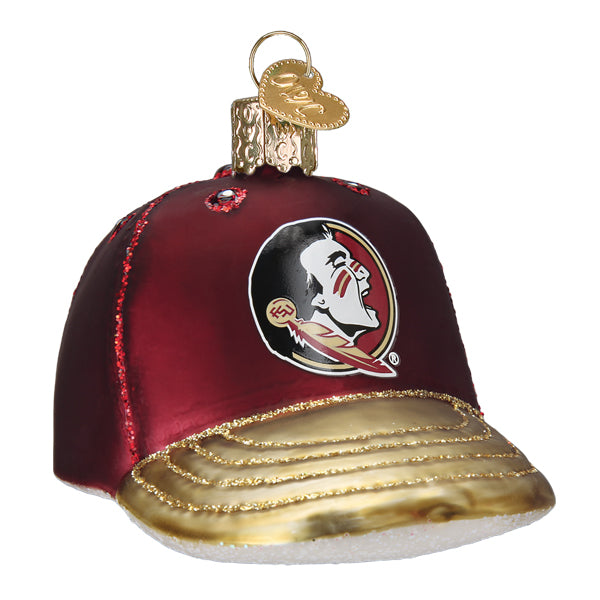 Florida State Baseball Cap Ornament