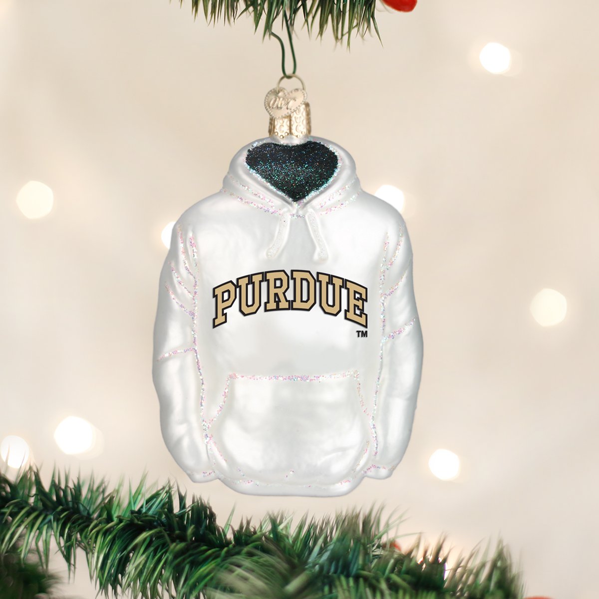 Purdue Hoodie Ornament