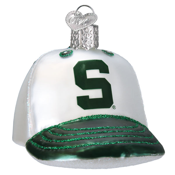 Michigan State Baseball Cap Ornament