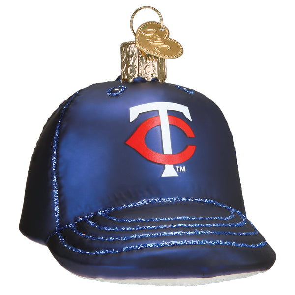 Twins Baseball Cap Ornament