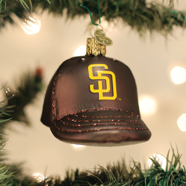 Padres Baseball Cap Ornament – Old World Christmas