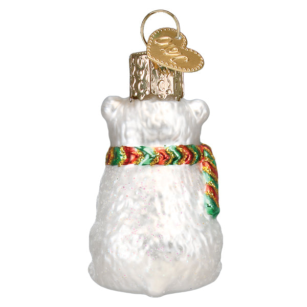 Mini Polar Bear Ornament