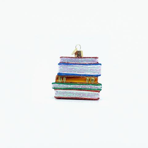 Stack Of Books Ornament