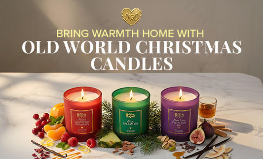 Bring Warmth Home with Old World Christmas Candles
