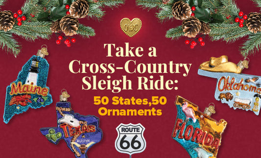 Take a Cross-Country Sleigh Ride: 50 States, 50 Ornaments