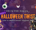 Deck the Halls… with a Halloween Twist: How to Create a Spooky, Seasonal Tree