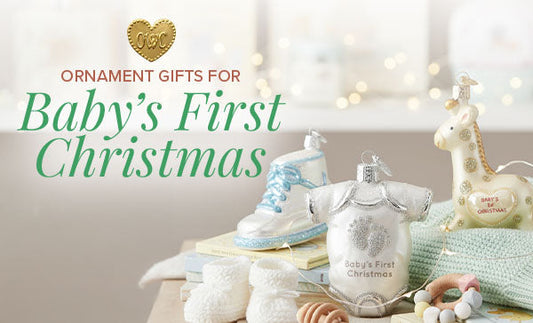 Ornament Gifts for Baby's First Christmas